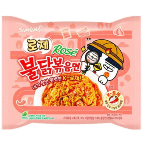 BULDAK INSTANT ŠPAGETI okus rose  ramen 140g