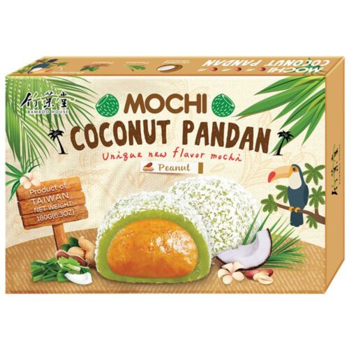 Bamboo House Mochi kokos pandan okus kikirikija 180g