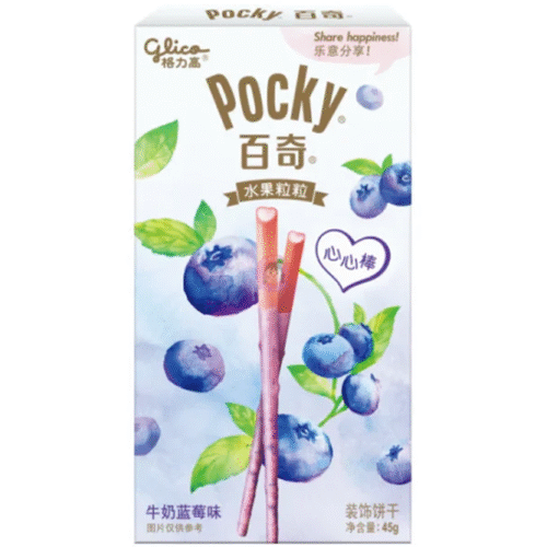 Glico Pocky milky blueberry 45g