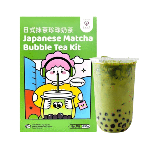TOKIMEKI Bubble Tea kit okus Matcha 255g
