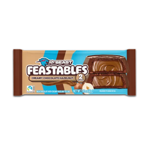 MR BEAST Čokolada hazelnut cups 40g