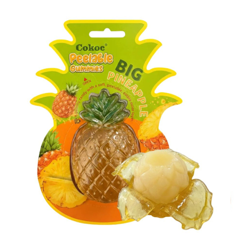 Cokoc Peelable gumeni bomboni koji se gule, veliki Ananas 150g