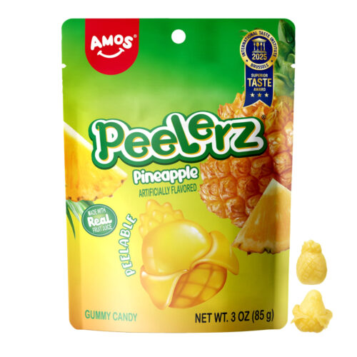 PEELERZ peelable gumeni bomboni okus ananasa 65g