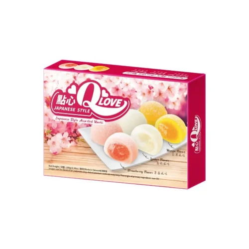 Qlove Fruity Mix Mochi 180g ( Jagode,Litchi,Mango )