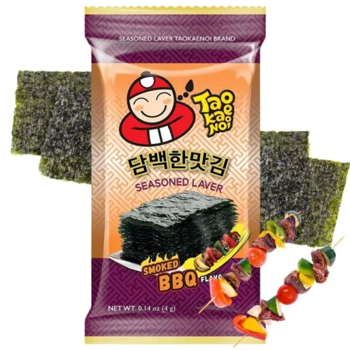 TAOKAENOI Hrskave alge Smoked BBQ 4g