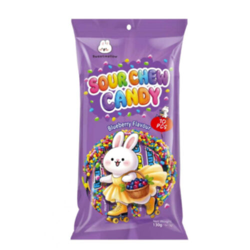 TXMM sour chewy candy okus borovnice 13g*10