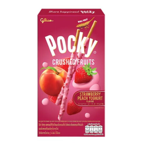 Pocky crushed fruits okus jagode, breskve i jogurta 38g